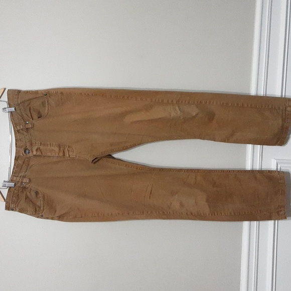 Smog pant men's 38 brown butterfly button closure straight legs - Picture 1 of 9